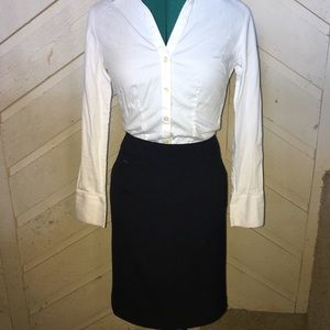 Dark Navy Calvin Klein pencil skirt NWT